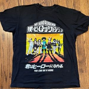 My Hero Academia Black Shirt